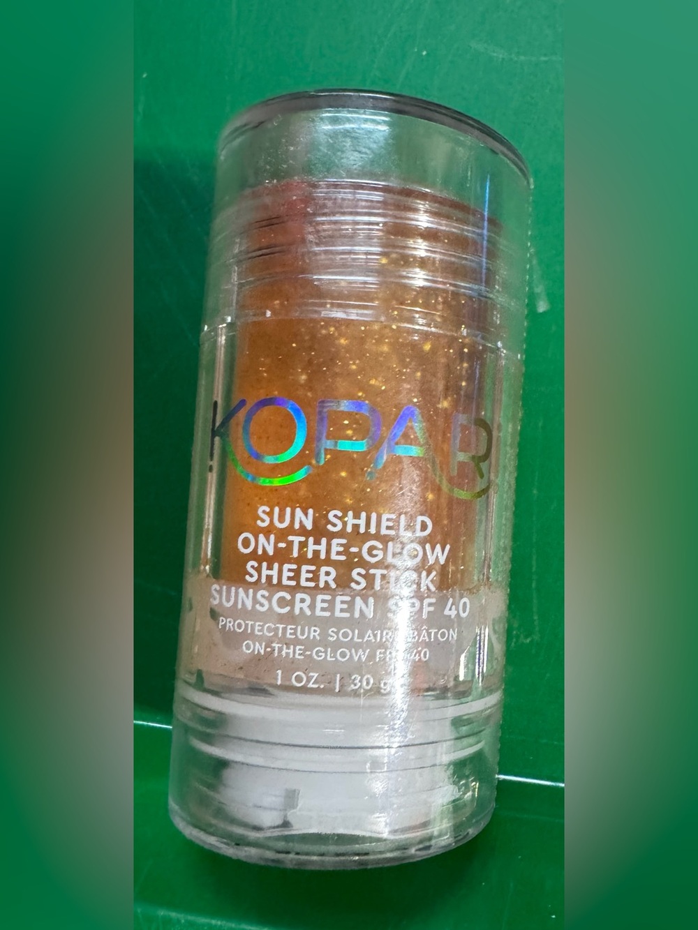 Kopari Sheer Sun Shield Stick — Bronze with Gold Shimmer